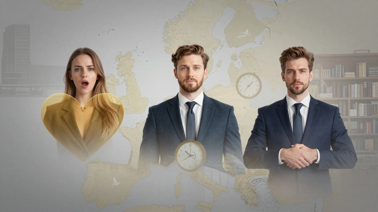 Symbolic floating portraits representing emotional connection, reliability, and presence over London&#039;s landmarks.